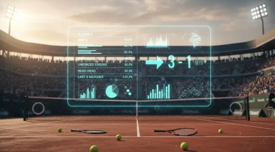 Previsão de eventos esportivos com base nas estatísticas de tenistas - 1
